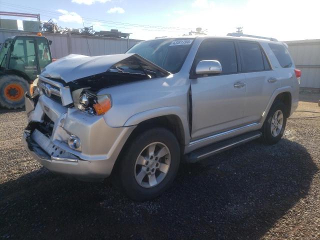 JTEZU5JR7C5045302 - 2012 TOYOTA 4RUNNER SR5 SILVER photo 1