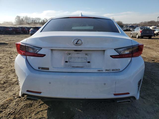 JTHS85BC3J5004519 - 2018 LEXUS RC 300 WHITE photo 6