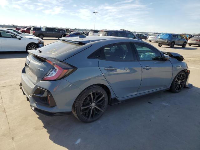 SHHFK7H44MU223684 - 2021 HONDA CIVIC SPORT GRAY photo 3