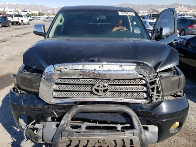 5TFDV58168X049364 - 2008 TOYOTA TUNDRA CREWMAX LIMITED BLACK photo 11