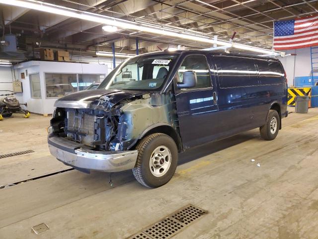 1GTZ7UFF8F1246190 - 2015 GMC SAVANA G3500 BLUE photo 1