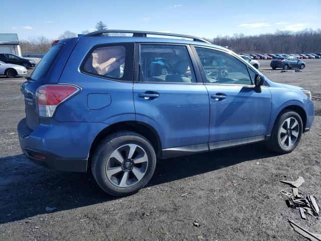 JF2SJABC6HH591193 - 2017 SUBARU FORESTER 2.5I BLUE photo 3