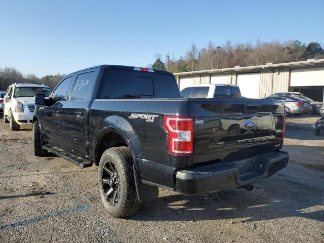 1FTEW1EP7JFE05707 - 2018 FORD F150 SUPERCREW BLACK photo 2