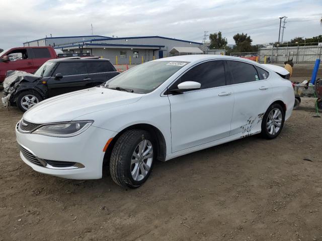 1C3CCCAB5FN705009 - 2015 CHRYSLER 200 LIMITED WHITE photo 1