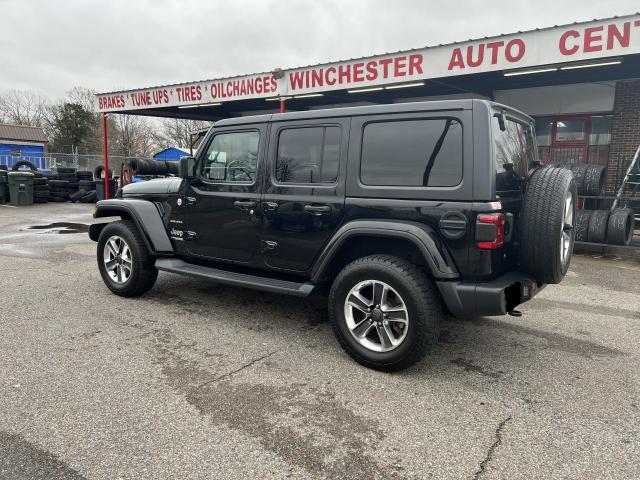 1C4HJXEN0KW600174 - 2019 JEEP WRANGLER U SAHARA BLACK photo 3