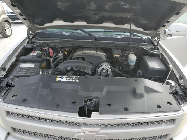 2GCEC13C471560742 - 2007 CHEVROLET SILVERADO C1500 CREW CAB SILVER photo 11