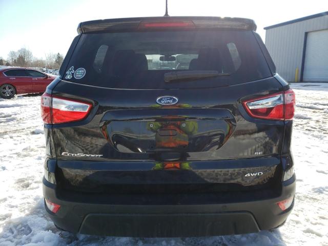 MAJ6P1UL6JC174743 - 2018 FORD ECOSPORT SE BLACK photo 6