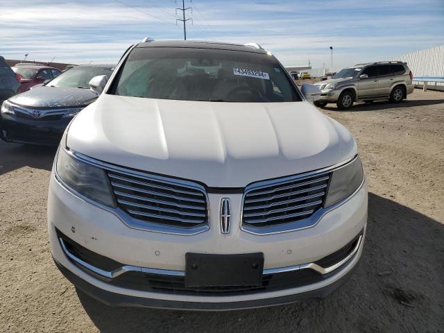 2LMTJ8LP7GBL57315 - 2016 LINCOLN MKX RESERVE Blanc photo 5