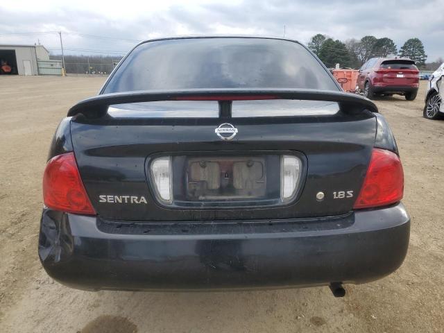 3N1CB51D26L618828 - 2006 NISSAN SENTRA 1.8 BLACK photo 6