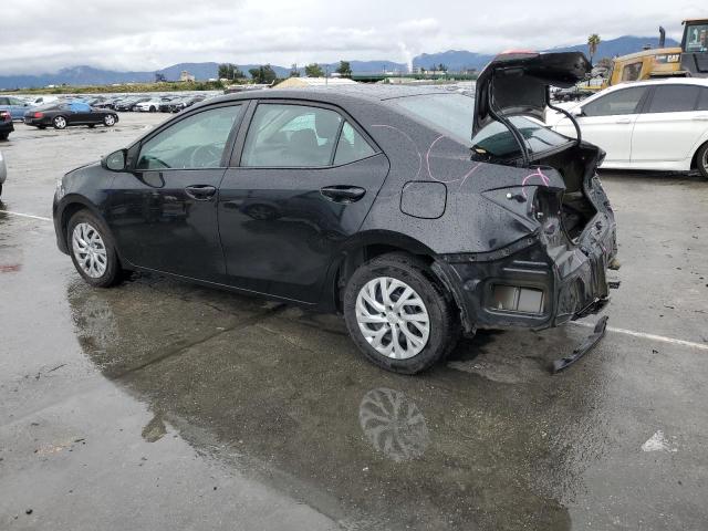 5YFBURHE8JP848376 - 2018 TOYOTA COROLLA L BLACK photo 2