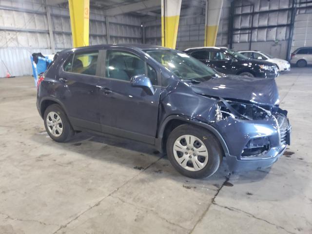 3GNCJKSB5JL397298 - 2018 CHEVROLET TRAX LS BLUE photo 4