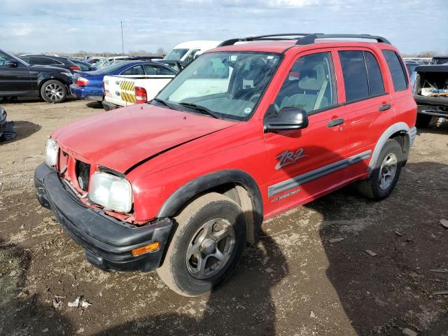 2CNBJ734546900978 - 2004 CHEVROLET TRACKER ZR2 RED photo 1