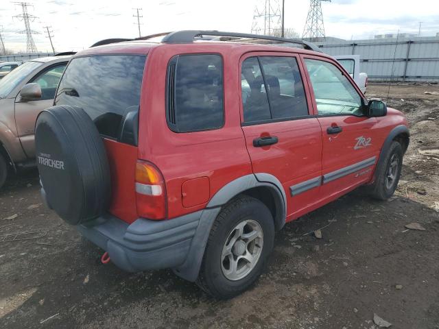 2CNBJ734546900978 - 2004 CHEVROLET TRACKER ZR2 RED photo 3