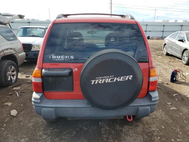 2CNBJ734546900978 - 2004 CHEVROLET TRACKER ZR2 RED photo 6