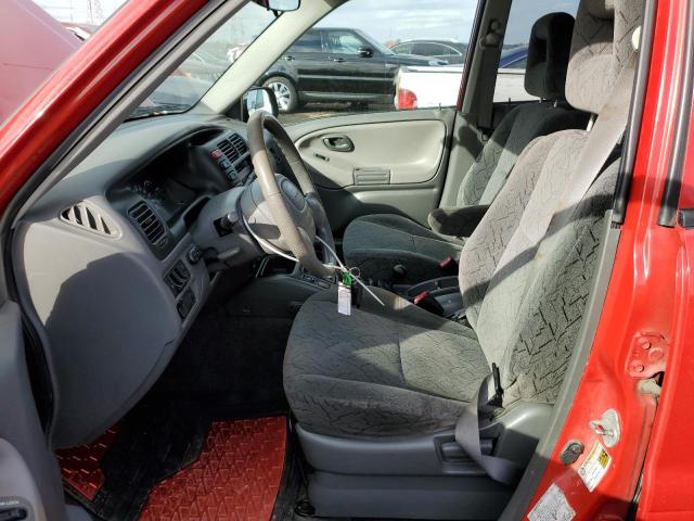 2CNBJ734546900978 - 2004 CHEVROLET TRACKER ZR2 RED photo 7