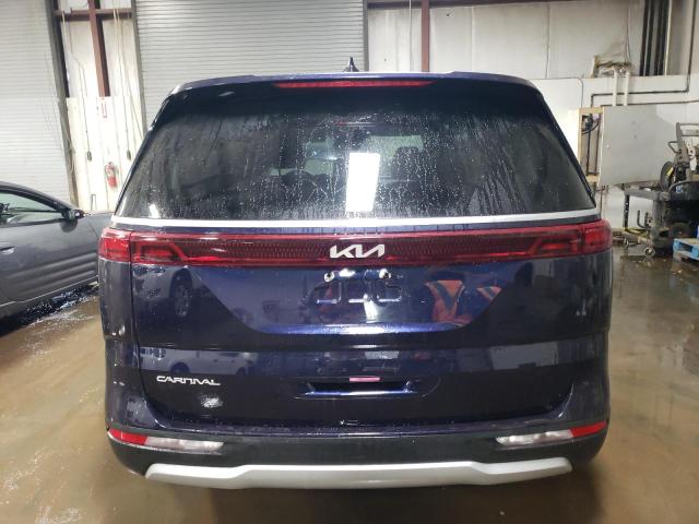 KNDNB4H30R6343343 - 2024 KIA CARNIVAL LX BLUE photo 6