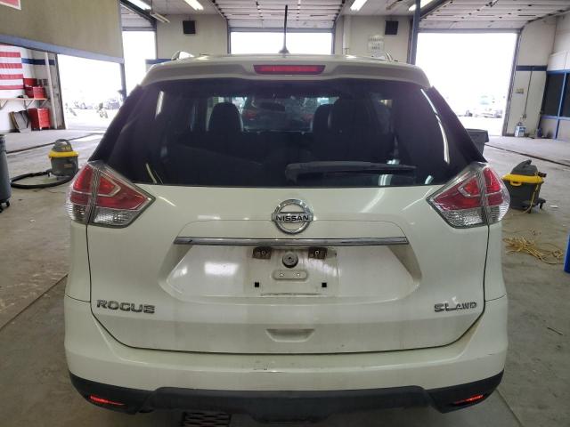 5N1AT2MV1FC759031 - 2015 NISSAN ROGUE S WHITE photo 6