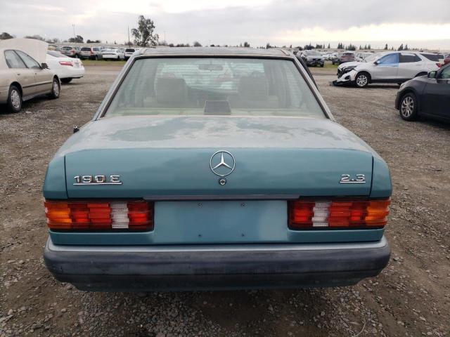 WDBDA28D1NF894272 - 1992 MERCEDES-BENZ 190 E 2.3 TURQUOISE photo 6