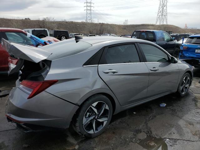 KMHLP4AG8PU370977 - 2023 HYUNDAI ELANTRA LIMITED GRAY photo 3