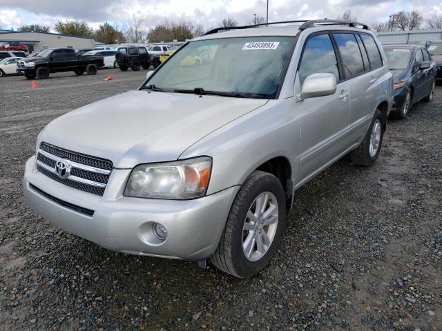 JTEDW21A060005951 - 2006 TOYOTA HIGHLANDER HYBRID SILVER photo 1