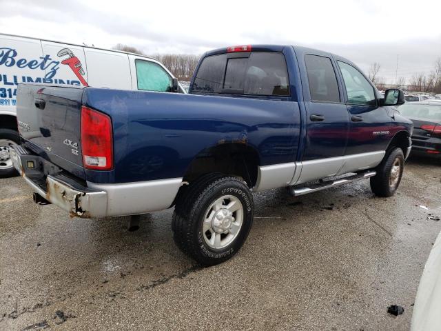 1D7KU28D24J172634 - 2004 DODGE RAM 2500 S BLUE photo 3