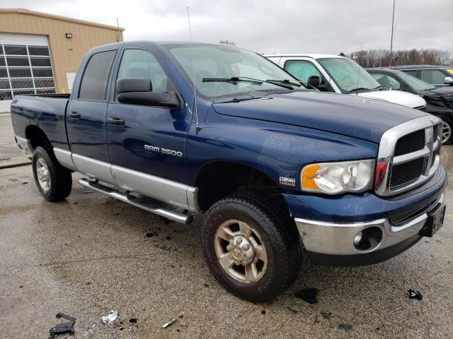 1D7KU28D24J172634 - 2004 DODGE RAM 2500 S BLUE photo 4