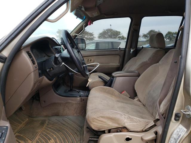 JT3GN86R510180618 - 2001 TOYOTA 4RUNNER SR5 TAN photo 7