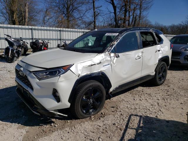 2T3E6RFV8MW003077 - 2021 TOYOTA RAV4 XSE WHITE photo 1