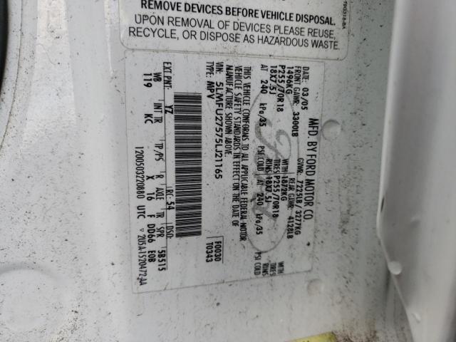 5LMFU27575LJ21165 - 2005 LINCOLN NAVIGATOR 白色 照片 13