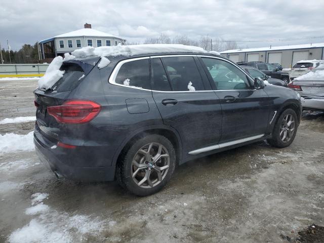 5UXTS1C01L9D50246 - 2020 BMW X3 XDRIVE30E CHARCOAL photo 3
