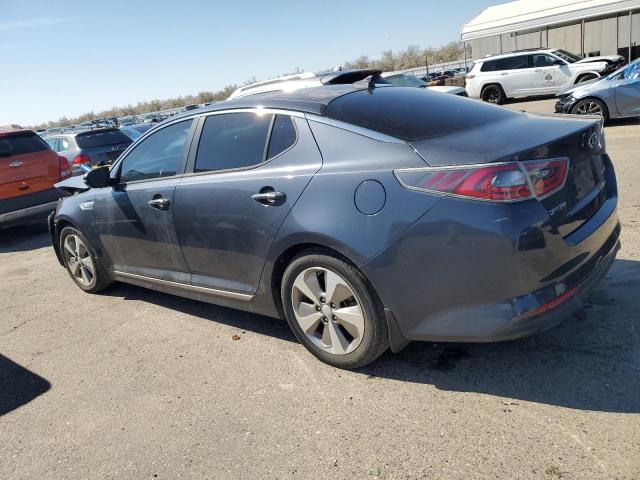 KNAGN4AD4E5065806 - 2014 KIA OPTIMA HYB GRAY photo 2