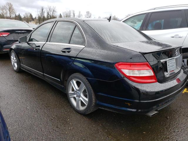 WDDGF8BBXBR150437 - 2011 MERCEDES-BENZ C 300 4MATIC BLACK photo 2