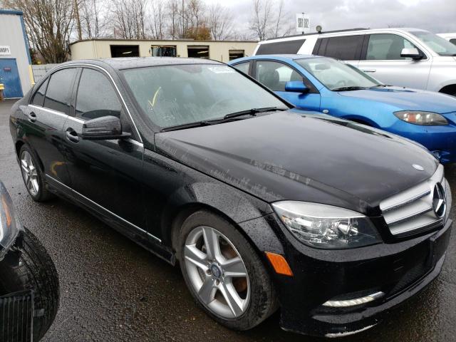 WDDGF8BBXBR150437 - 2011 MERCEDES-BENZ C 300 4MATIC BLACK photo 4