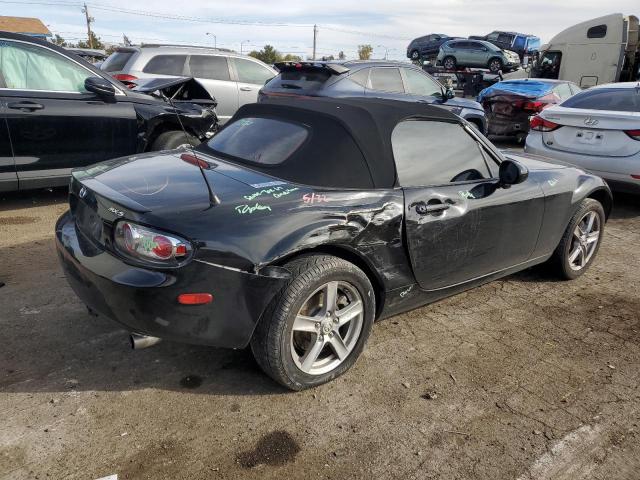 JM1NC25F180154220 - 2008 MAZDA MX-5 MIATA BLACK photo 3