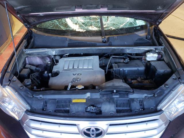 5TDBK3EH6CS142521 - 2012 TOYOTA HIGHLANDER BASE أسود صورة 12