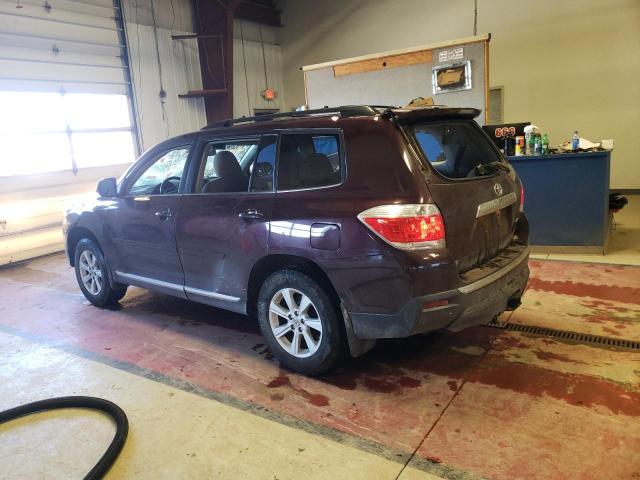 5TDBK3EH6CS142521 - 2012 TOYOTA HIGHLANDER BASE أسود صورة 2