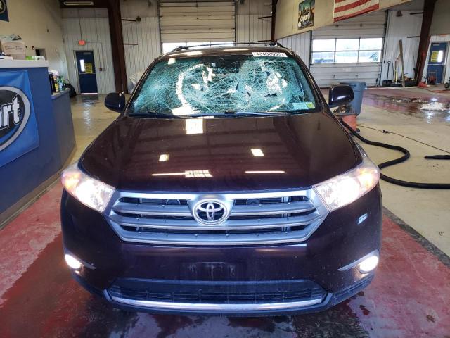 5TDBK3EH6CS142521 - 2012 TOYOTA HIGHLANDER BASE أسود صورة 5