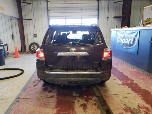 5TDBK3EH6CS142521 - 2012 TOYOTA HIGHLANDER BASE أسود صورة 6