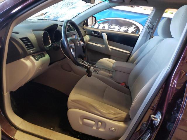 5TDBK3EH6CS142521 - 2012 TOYOTA HIGHLANDER BASE أسود صورة 7