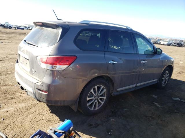 5N1AR2MM0EC715591 - 2014 NISSAN PATHFINDER S GRAY photo 3