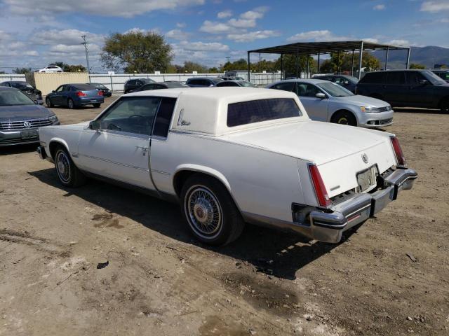 1G6AL5785DE601517 - 1983 CADILLAC ELDORADO WHITE photo 2