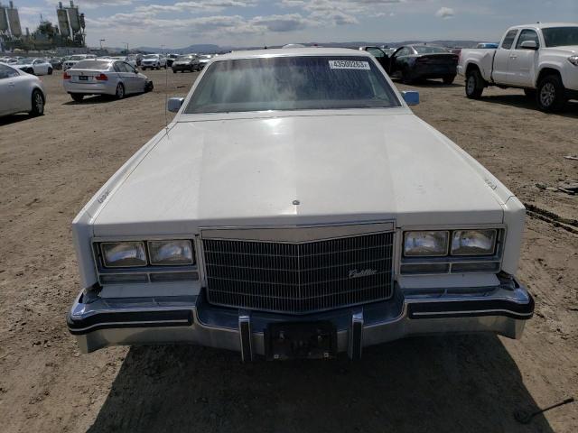 1G6AL5785DE601517 - 1983 CADILLAC ELDORADO WHITE photo 5