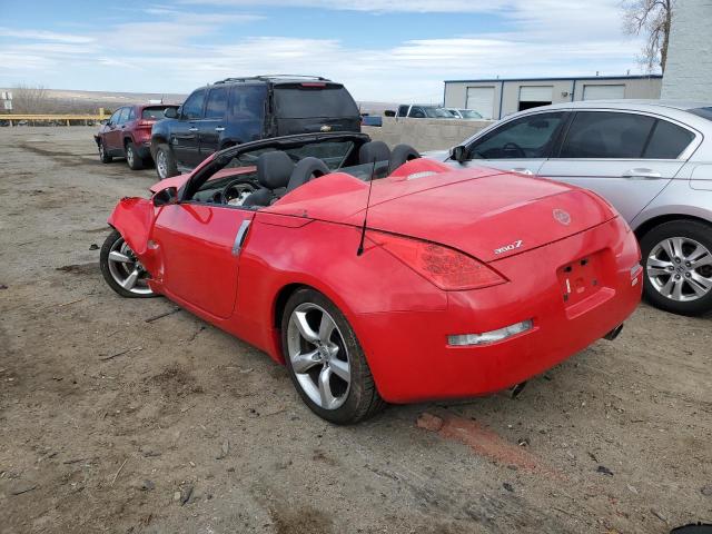 JN1BZ36A38M852804 - 2008 NISSAN 350Z ROADSTER RED photo 2