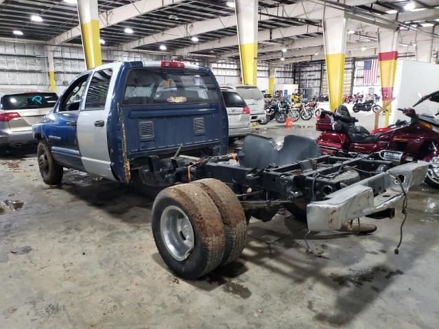 3D7MA48CX4G274799 - 2004 DODGE RAM 3500 ST BLUE photo 2