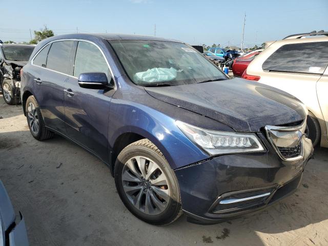 5FRYD3H44GB021525 - 2016 ACURA MDX TECHNOLOGY 蓝色 照片 4