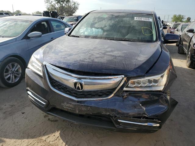 5FRYD3H44GB021525 - 2016 ACURA MDX TECHNOLOGY 蓝色 照片 5