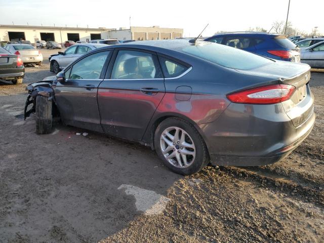 3FA6P0H78GR380177 - 2016 FORD FUSION SE GRAY photo 2