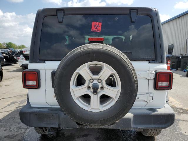 1C4GJXAN9LW204909 - 2020 JEEP WRANGLER SPORT WHITE photo 6