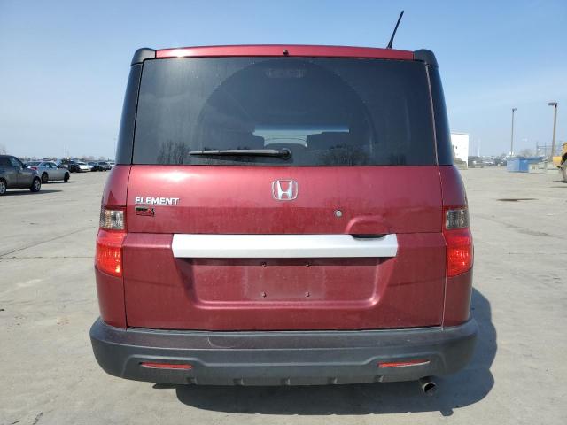 5J6YH1H34AL000528 - 2010 HONDA ELEMENT LX BURGUNDY photo 6