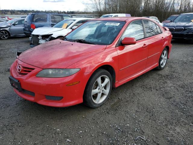 1YVHP84C855M60383 - 2005 MAZDA 6 I RED photo 1